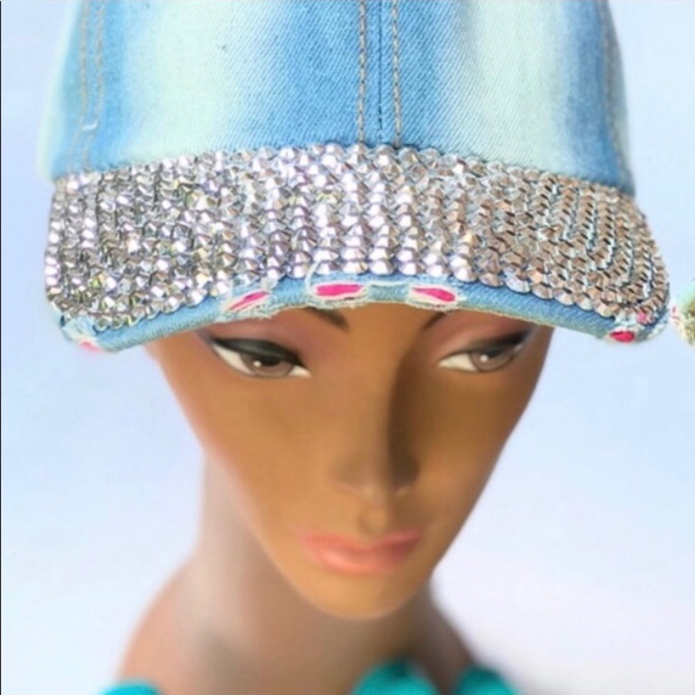 BLING Jean Caps light weight statement piece